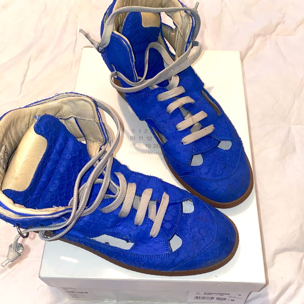 Maison Margiela high-top cut out sneakers